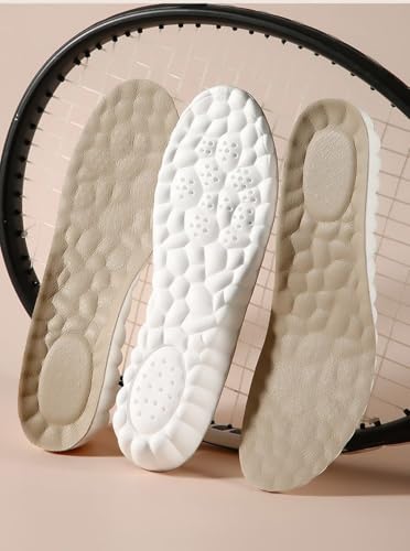 Plantillas de aumento de altura piel de vaca 1.37 in beige miniatura 6