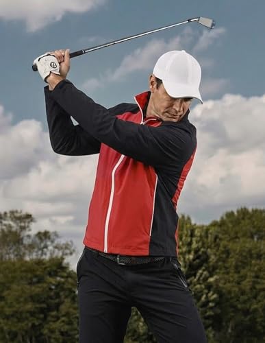 Image of fit space Waterproof Golf Rain Jacket for Men 20K Performance Lightweight Rain Jackets for All Sports