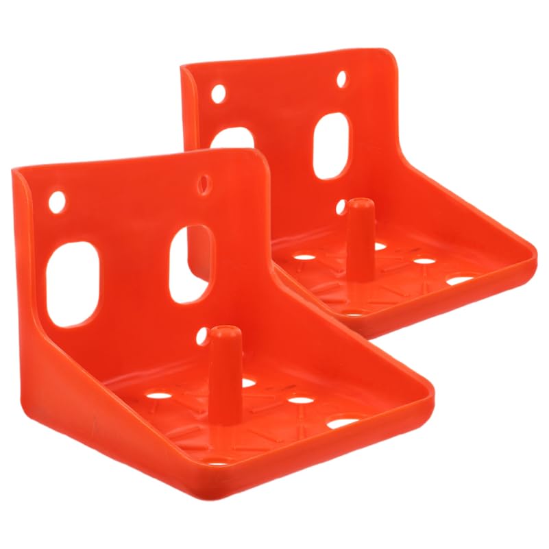Abaodam 2Pcs Salt Lick Holder for Horses Cattle Sheep and Goats Mineral Salt Block Holder Stable Plastic Block Rack Easy-Clean Feeding Tray for Livestock 6.69 X 6.30 X 5.35 in