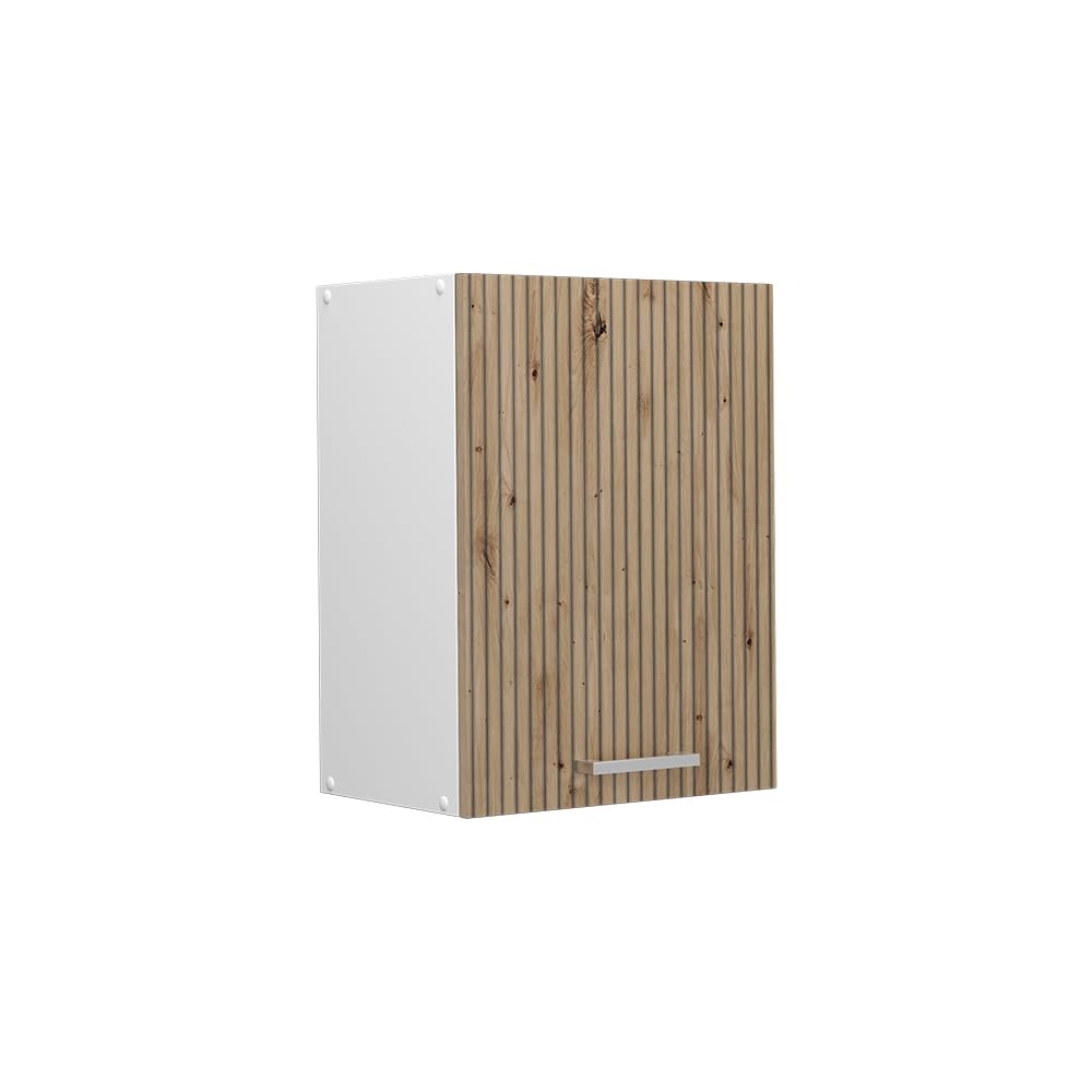 Vicco Frontale cucina R-Line, Rovere artigianale, 44.6 x 59 cm frontale del mobile per pensile, adatto per armadi da cucina R-Line per un montaggio semplice