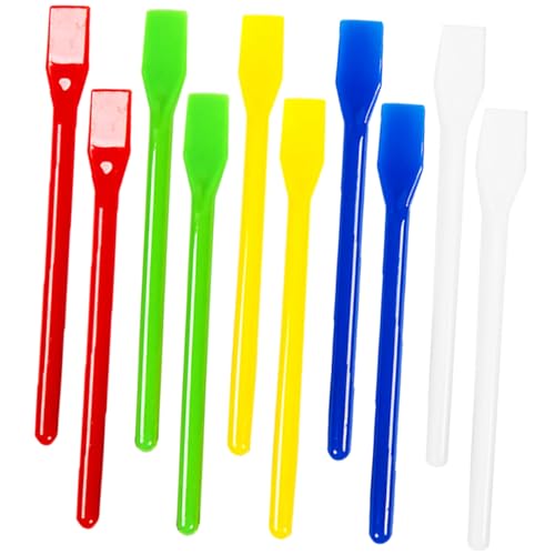 DIYEAH Palitos Para Mezclar Pintura y Colores 20 Unidades, Varillas De Plástico Para Remover, Mezclador De Pinturas Gouache, Apto Para Artistas y Manualidades, Uso Escolar y Doméstico