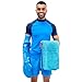 BLOCCS 100% Waterproof Cast Covers for Shower Arm- Swim Cover, Cast Bag for Bath. Durable Cast Sleeve for Swimming - #ALA72 - Adult Long Arm