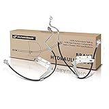 A-Premium Front Driver and Passenger Brake Hydraulic Hoses Compatible with Select Ford Models - F-250 F250/F-350 F350/F-450 F450/F-550 F550 Super Duty, 2011-2012 - Replace# BC3Z2078D(Pack of 2)