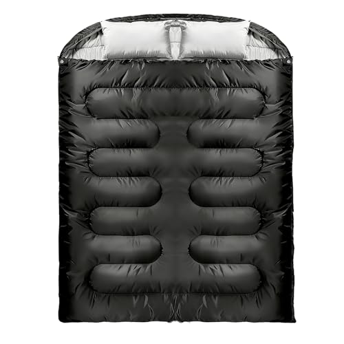 Bolsa de Dormir Doble para 2 Personas, Tamaño Grande, Rectangular, para Adultos miniatura 1
