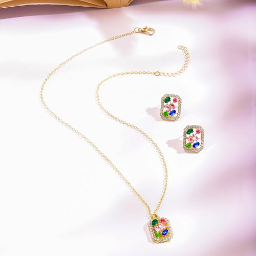 Image of Rubans Pendant Western Style Jewellery Set Gift for Women & Girls