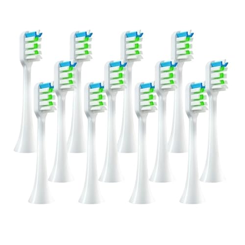 12 �̃u���V�w�b�h�\�j�b�N�d�����u���V�\�t�g�уm�Y���݊��� SOOCAS X3/X3U/X5 �������u���V�w�b�h���ꂢ�Ȏ�(12pcs White)