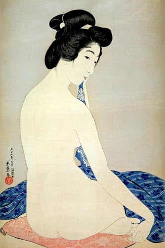 Tableau mural Femme après le bain pour apaiser votre décoration
