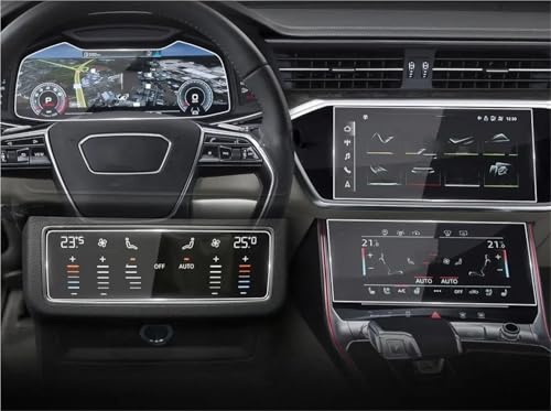 Film protecteur d'écran en verre trempé pour A6 C8 4K A7 GPS voiture