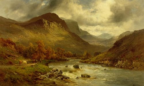 Tableau Automne à Selkirk Alfred De Breanski Toile 60x90cm
