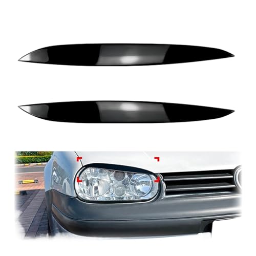 Superposition de sourcils de phares VW Golf 4 protection et style MK4 - 3