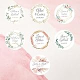 Étiquettes autocollantes personnalisées rondes pour cadeaux de...