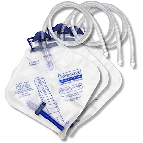 Advantage Urinal Systems Replacement Collection Bag 3 Pack Cover
