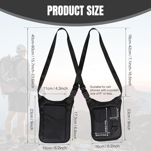 Bolso de seguridad para las axilas que protege pertenencias de valor 2