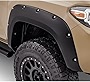Bushwacker Pocket/Rivet Style Front Fender Flares | 2-Piece Set, Black, Smooth Finish | 30047-02 | Fits 2016-2022 Toyota Tacoma