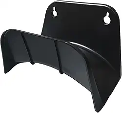 Suporte Para Mangueira Preto Resistente Montagem Rápida Organizador De Mangueiras Material Durável Ideal Para Uso Externo