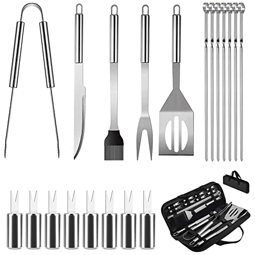 Set de 22 piezas de accesorios para parrilla con estuche miniatura 4