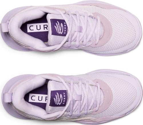 Under Armour - Unisex-Child Gs Curry 3Z 24 SDE Shoes, Color Salt Purple (500), Size: 7 M US Big Kid3