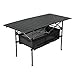 WUROMISE Sanny Outdoor Folding Portable Picnic Camping Table, Aluminum Roll-up Table with Easy Carrying Bag for Indoor,Outdoor,Camping, Beach,Backyard, BBQ, Party, Patio, Picnic