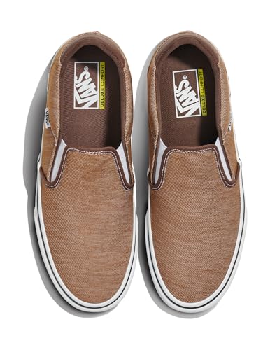 Image of Vans Mens Asher Deluxe Slip-on Shoe | Comfortable Sneakers for Fashion, Walking & Everyday Wear