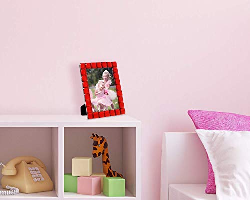 Isaac Jacobs Decorative Sparkling Red Jewel Picture Frame, Photo Display & Home Décor (5X7, Red) #TOP5