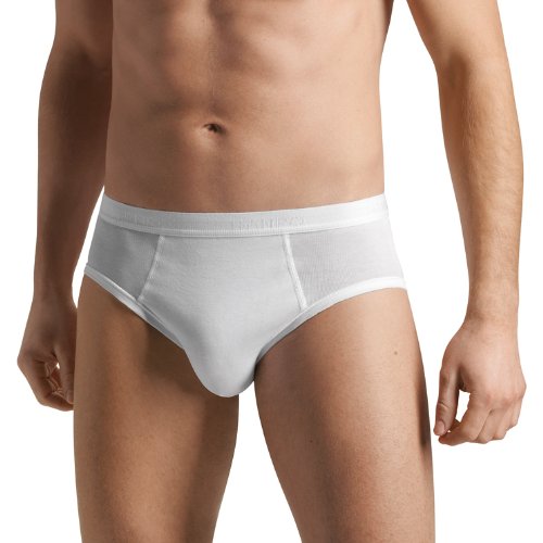 HANRO Men's Cotton Pure High-Leg Brief 73633