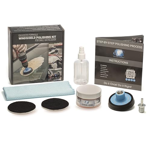 GLASS POLISH DIY 3” Windshield Kit