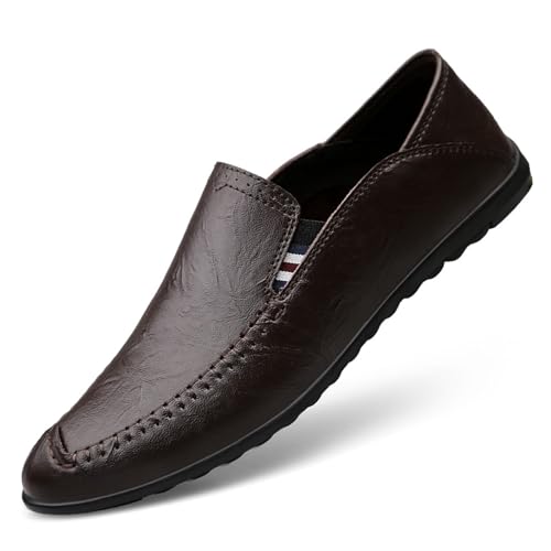 Dress Shoes for Men Men's Leather Loafers Comfortable Driving Shoes for Everyday Wear