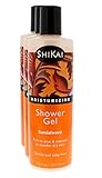 Shikai - Daily Moisturizing Shower Gel, Rich in Aloe Vera & Oatmeal That Leaves Skin Noticeably Softer & Healthier, Relief For Dry Skin, Gentle Soap-Free Formula (Sandalwood, 12 Ounce, Pack of 3)
