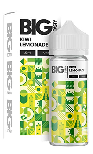 Big Tasty Aromakonzentrat Kiwi Lemonade, Shake-and-Vape zum Mischen mit Basisliquid für e-Liquid, Kein Nikotin, 20 ml… – Bild 3