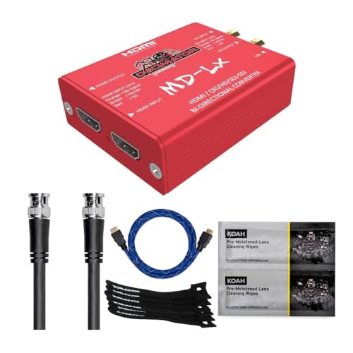 Decimator MD-LX HDMI/SDI Bidirectional Converter with Deluxe Bundle (5 Items)