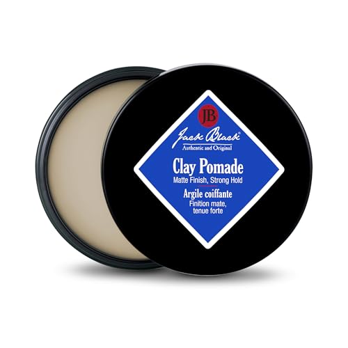 Jack Black - Clay Pomade, 2.75 oz - PureScience Formula, Hair-Scu...