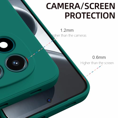 Image of Kapa Matte Protective Lens Flexible Back Cover for Redmi Note 15 Pro 5G | Slim Silicone with Soft Lining Shockproof Full Body Bumper Case (Green)