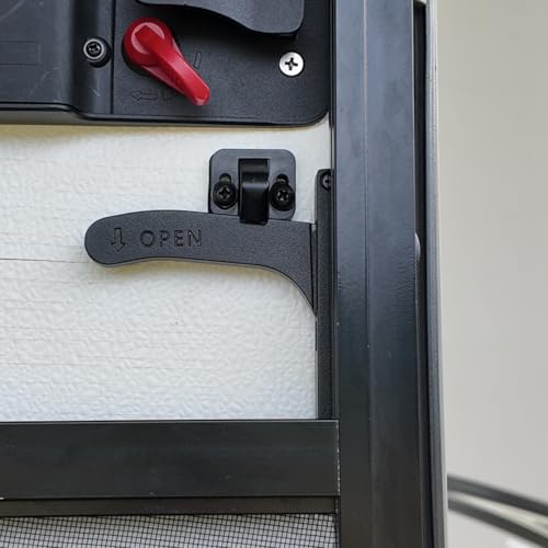 image for Safoner Aluminum RV Screen Door Latch Right Handle Replacement Kit for
