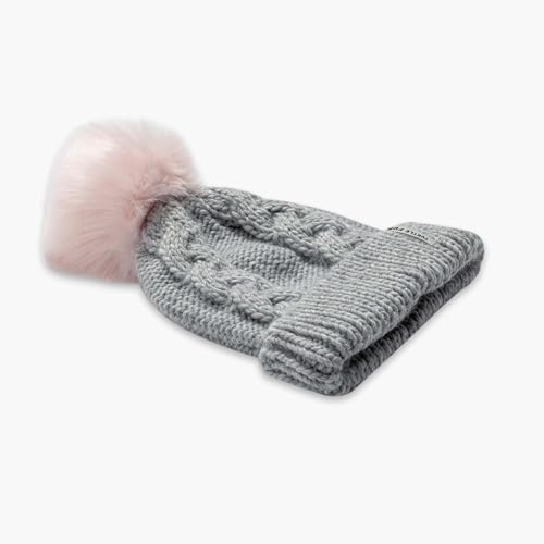 Turtle Fur Youth Girls Lizzy Cuff Knit Faux Pom Beanie2