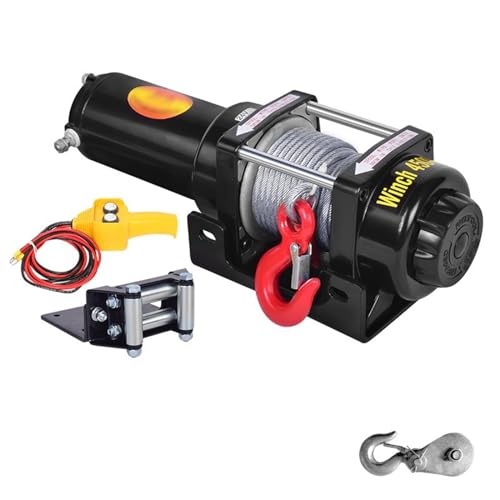 Cabrestante eléctrico portátil 12v 24v para vehículo miniatura 1