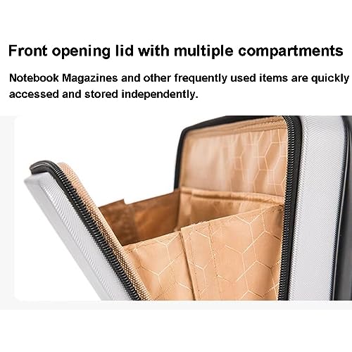 16 Inch Suitcase, Business Accessories Hard Shell Business Briefcase, Business Password Box Organizer for Travel Boarding Documents Storage Business Outing3