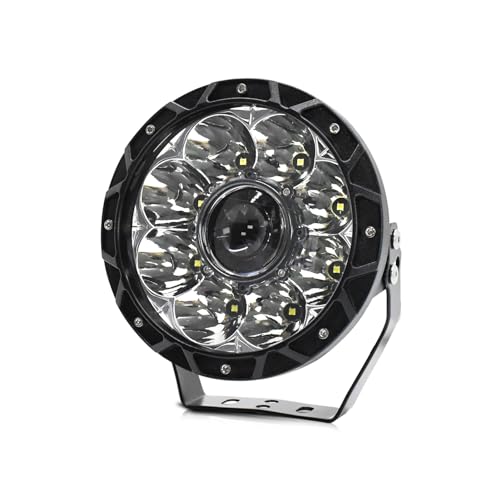 Luz de trabajo LED 200W foco redondo 7 pulgadas 6000K IP68 impermeable para camiones y SUV