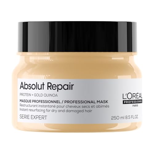 L'OREAL PROFESSIONNEL - Masque Restructurant Instantané - Cheveux Secs & Abîmés - Nourrit & Répare la Fibre, Protège & Apporte Brillance - Enrichi en...