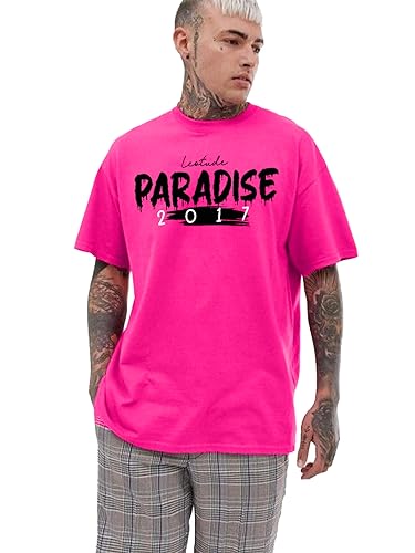 Image of LEOTUDE Men's Cotton Oversized Fit T-Shirt