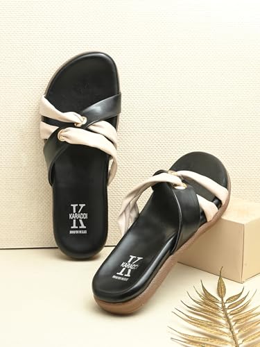 Image of Karaddi Doctor Sandals for Woman | Flats Women Stylish | Womens Sandals Flats | Slippers Orthopedic Footwear for Women Stylish Flat Sandal | Flat Fashion Sandal