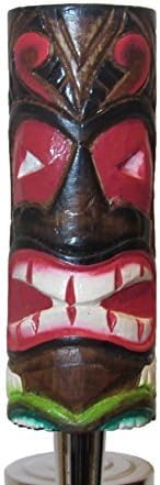 Kool Collectibles Hand Carved Wooden Tiki Beer Tap Handle Sports Bar Kegerator Breweriana Totem