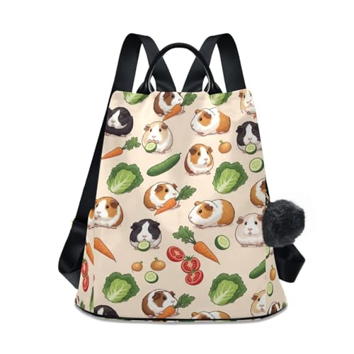 Sac à dos mignon motif cochon d'Inde idéal pour les balades
