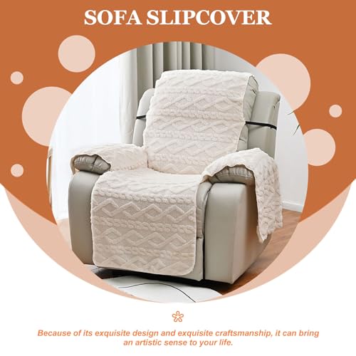 Funda sillón reclinable larga vida útil poliéster resistente 8