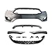 Focus Front Bumper Cover Grille and Lips Compatible with 2015 2016 2017 2018 F-o-r-d Focus S SE SEL