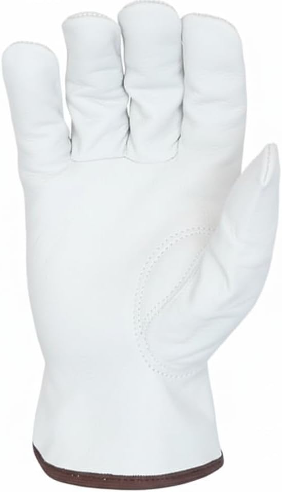 GUS 12 Pair Men's Goatskin Work Gloves, A Grade Durable Leather Work Gloves, Guantes de Trabajo Para Hombre - Image 2