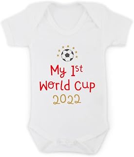 My 1st Years Baby,Clothing,Baby Boys 0-24m,Sleepwear & Robes,Pyjama Sets My 1st Years – Baby Bodysuit My First World Cup Outfit, Newborn Keepsake, From Birth to 18 Months, Unisex for Boys and Girls