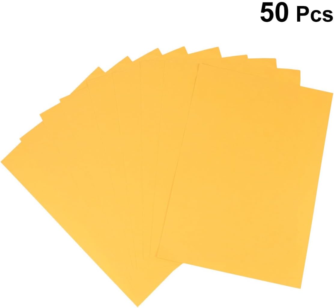 Colorful Pearlescent Card Stock for 50 Sheets Handmade 50pcs