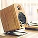 Kanto YU4BAMBOO Powered Speakers with Bluetooth and Built-in Phono Preamp | Auto Standby and Startup | Remote Included | 140W Peak Power | Pair | Bamboo