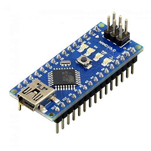 Image of Nano CH340 Chip Board with USB Cable Compatible (Soldered)