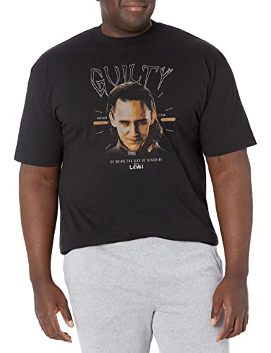 Marvel Charged Guilty T-Shirt Homme noir en coton premium de taille M